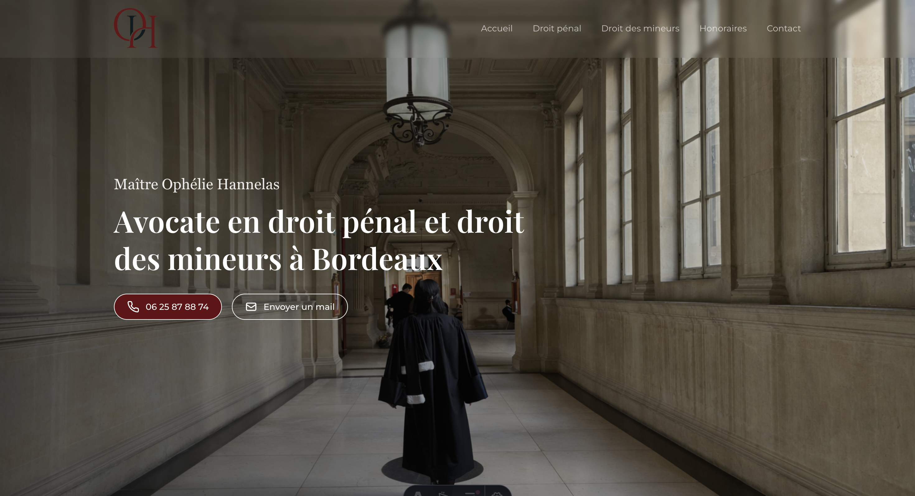 Site vitrine avocat Bordeaux